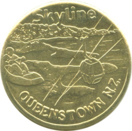 Skyline Queenstown Souvenir Coin