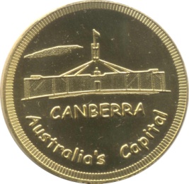 Australian Souvenir Coin Obverse