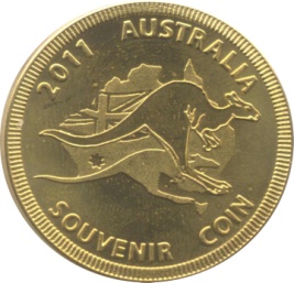 Australian Souvenir Coin Reverse