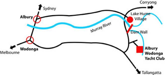 Map of Albury Area