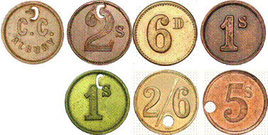 Commercial Club Albury Tokens